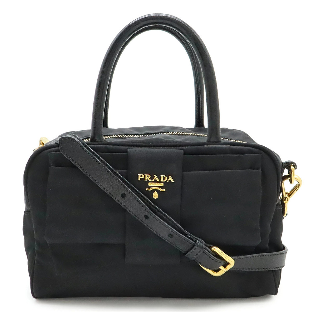 Prada Ribbon 2way Crossbody NERO Black